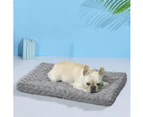 Pawz Pet Bed Dog Beds Bedding Soft Warm Mattress Cushion Pillow Mat Velvet S - Model H-Grey-S