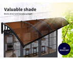 Mountview Window Door Awning Canopy Outdoor Patio Sun Shield Rain Cover 1M X 6M