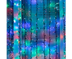 500LED Solar Power String Fairy Light Waterproof Garden Party Outdoor Decor 52M - Multi-Coloured 2 Modes