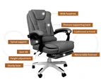 Levede Office Chair Study Gaming Computer Racing PU Leather Executive Footrest