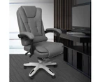 Levede Office Chair Study Gaming Computer Racing PU Leather Executive Footrest