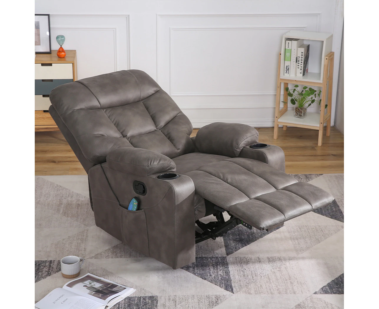 Levede Electric Massage Chair 8-point Recliner Heated Armchair Leathaire Lounge