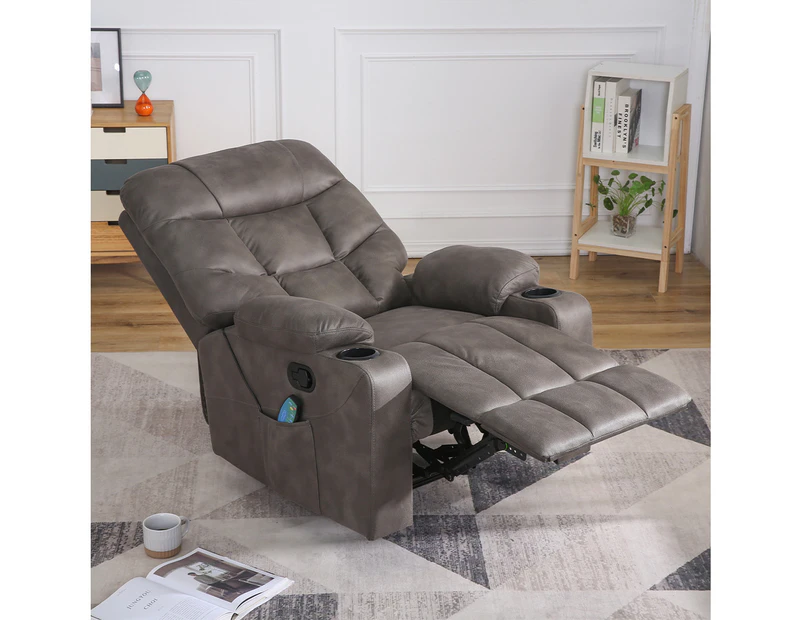 Levede Electric Massage Chair 8-point Recliner Heated Armchair Leathaire Lounge