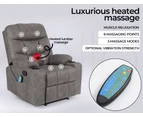 Levede Electric Massage Chair 8-point Recliner Heated Armchair Leathaire Lounge