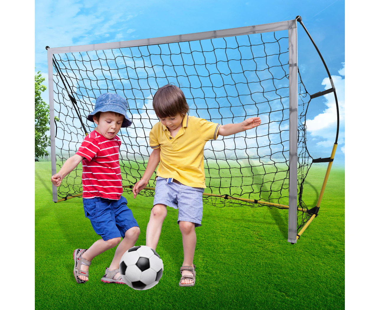 Centra Soccer Goal Net Football Kids Outdoor Training Portable Trainer Sports