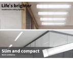 Emitto LED Batten Light Ceiling Linear Microwave Sensor Daylight 20W - White