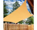 Mountview Sun Shade Sail Cloth Rectangle Canopy Outdoor Awning Cover Beige 3x4M