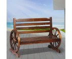 Levede Garden Bench Wooden Wagon Seat Outdoor Chair Lounge Patio Furniture