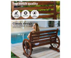 Levede Garden Bench Wooden Wagon Seat Outdoor Chair Lounge Patio Furniture