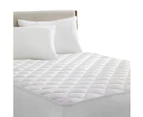 Dreamz Fully Fitted Waterproof Microfiber Mattress Protector Queen Size - White