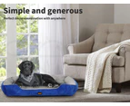 PaWz Pet Bed Dog Beds Bedding Mattress Mat Cushion Soft Pad Pads Mats M Navy