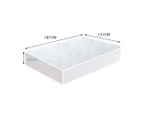 Dreamz Fully Fitted Waterproof Breathable Bamboo Mattress Protector Double Size