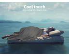 DreamZ Throw Blanket Cool Summer Soft Sofa Bed Sheet Rug Luxury Single Grey