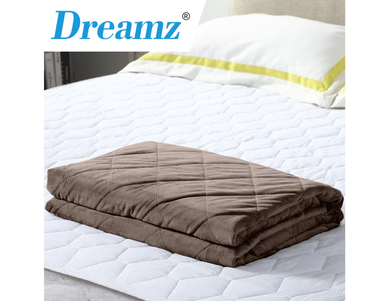 Dreamz Weighted Blanket Heavy Gravity s Deep Relax  9KG Mink