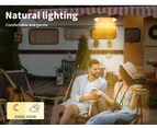 Manan Dual LED Awning Light Amber White 12V Waterproof 287mm Caravan RV Exterior