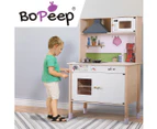BoPeep Kids Kitchen Play Sets Pretend Play Wooden Toys Cooking Children Cookware