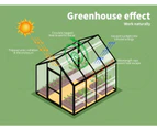 Levede Greenhouse Walk In 3 Tier Garden Shed PVC Cover Film Green House Tunnel