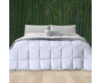 Dreamz Quilts Bamboo Quilt Winter All Season Bedding Duvet King Doona 700GSM - White