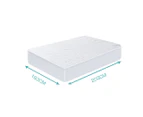 Dreamz Mattress Protector Cool Fitted Sheet Cover Waterproof Breathable King - Model 3 in White