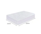 Dreamz Terry Cotton Fully Fitted Waterproof Mattress Protector in Queen Size