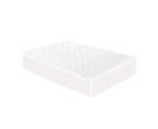 Dreamz Mattress Protector Topper Quilted Waterproof Cover Comfort Queen - Model 4 in White
