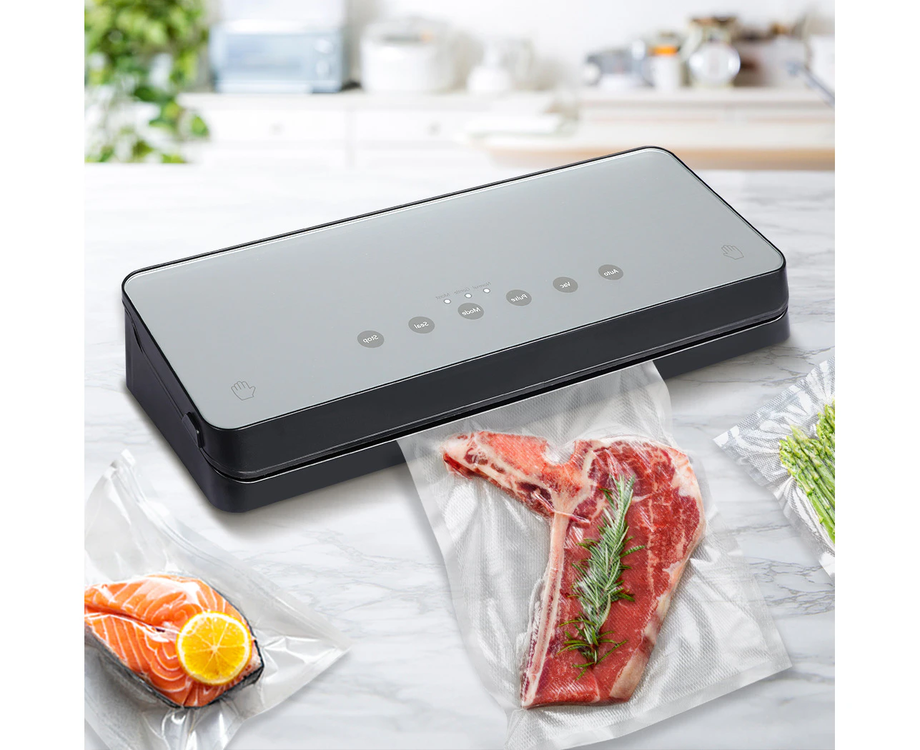 Vacuum Sealer Machine Food Preservation Storage Saver Automatic With Seal  Bag