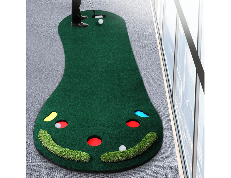 Centra Golf Practice Putting Mat Green 3M Roll Up Indoor Outdoor Training Mats