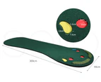 Centra Golf Practice Putting Mat Green 3M Roll Up Indoor Outdoor Training Mats