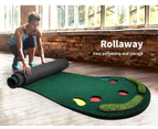 Centra Golf Practice Putting Mat Green 3M Roll Up Indoor Outdoor Training Mats