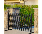 Nneids Garden Gate Security Pet Baby Fence Barrier Safety Aluminum Indoor Outdoor