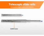 Traderight 150KG Drawer Slides 900MM Full Extension Soft Close Ball Bearing Pair