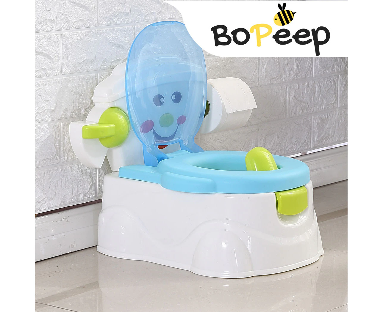 Bopeep Non Slip Toddler Potty Trainer Seat Blue