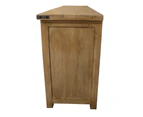 Gloriosa Buffet Table 180cm 4 Door 5 Drawer Solid Mango Timber Wood - Honey Wash