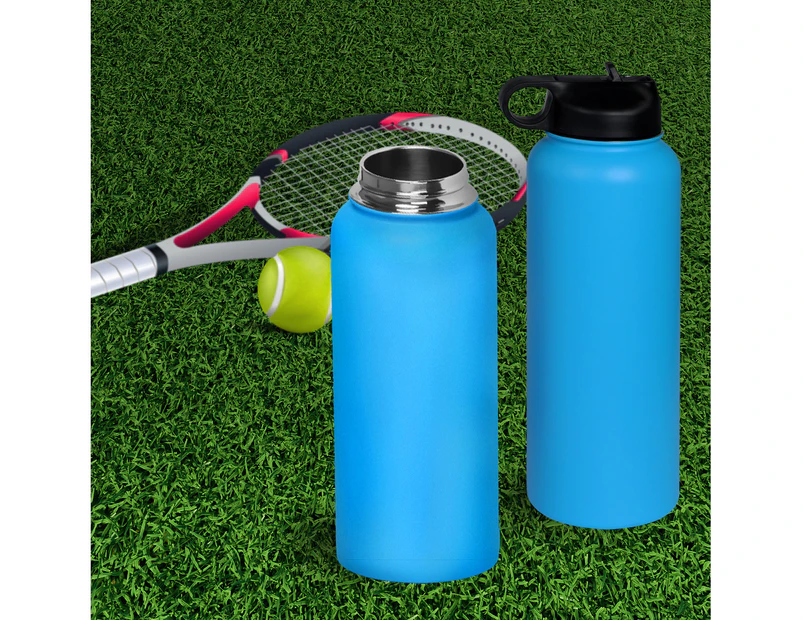 Stainless Steel Water Bottle Vacuum Insulated Thermos Double Wall with Straw