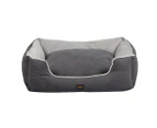 Pawz Pet Bed Mattress Dog Cat Pad Mat Puppy Cushion Soft Warm Washable 2XL Grey - Grey