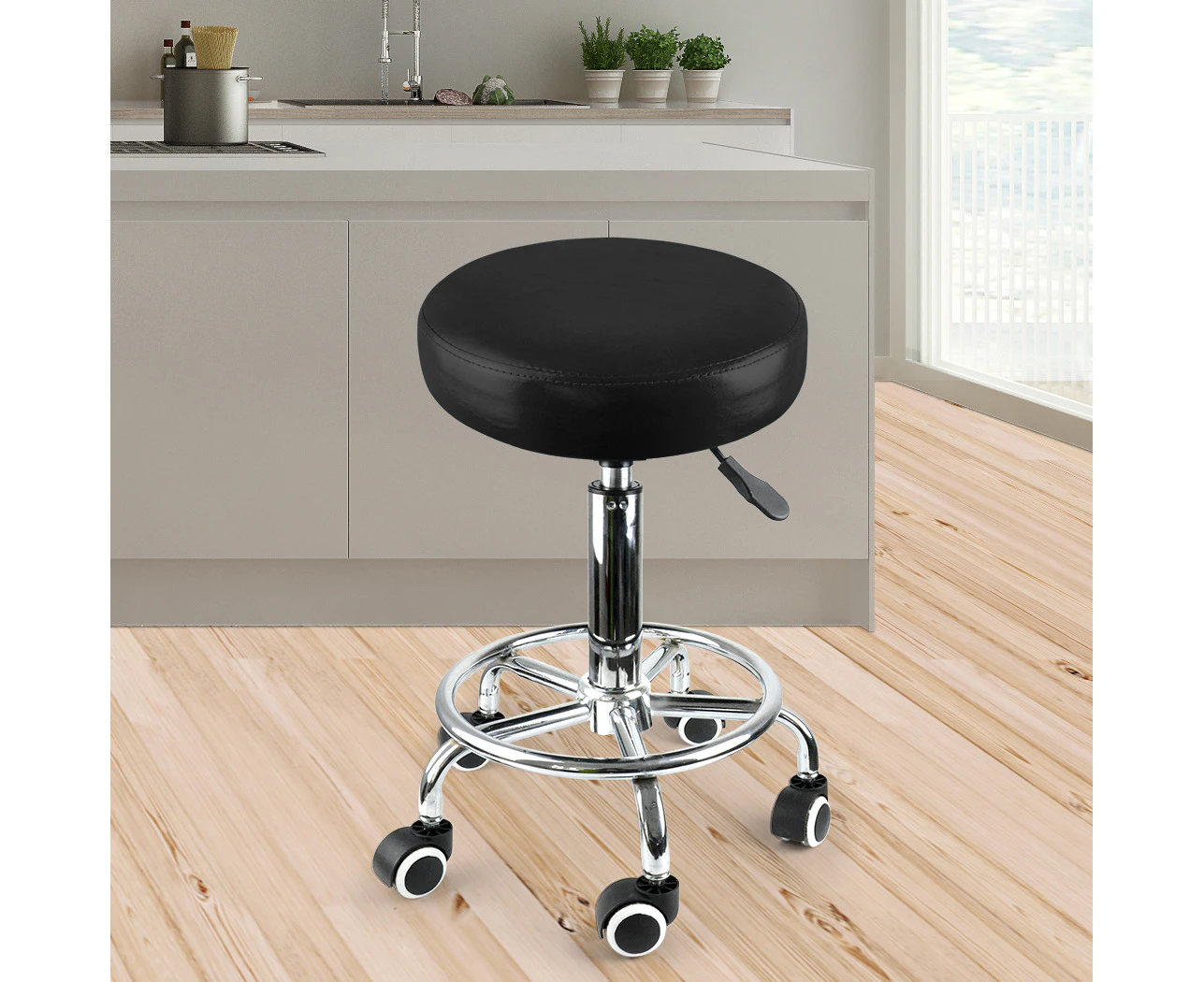 Levede Salon Stool Swivel Hairdressing Barber Bar Stools Chairs Hydraulic Lift