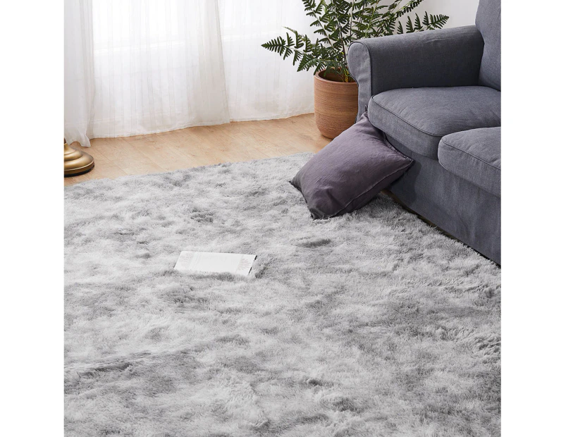 Marlow Floor Rug Rugs Shaggy Soft Large Carpet Area Tie-dyed Mystic 120x160