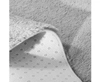 Marlow Floor Mat Rugs Shaggy Rug Area Carpet Large Soft Mats 300x200cm Grey - Grey