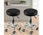 2x Levede Swivel Salon Barstool Hairdressing Stool Barber Chair Equipment Beauty