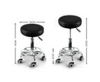 2x Levede Swivel Salon Barstool Hairdressing Stool Barber Chair Equipment Beauty