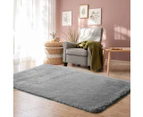 Floor Mat Rugs Shaggy Rug Area Carpet Large Soft Mats Living Room Grey 120x80cm