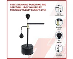 Free Standing Punching Bag Speedball Boxing Reflex Training Target Dummy Gym