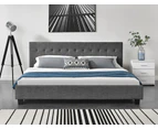 Hotshoppa Grayson Fabric Bed Frame in Queen, King or Super King
