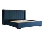 Hotshoppa Mayfair Blue Velvet Bed Frame in Queen, King or Super King