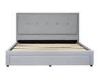 Hotshoppa Brooklyn Storage Bed Frame & Hybrid MAX Mattress Bundle in Queen, King or Super King