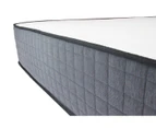 Hotshoppa Milano Royale Fabric Bed Frame & Hybrid MAX Mattress Bundle in Queen, King or Super King