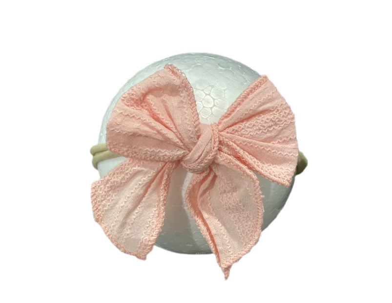 Ev The Label Baby Bow Headband - Pale Pink