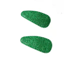 Ev The Label Glitter Snap Hair Clips - Green