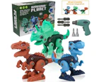 Take Apart Dinosaur Toys for Kids 3-5 5-7 STEM Construction Building Kids Toys with Electric Drill for Boys Girls