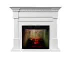 Dimplex 2000W Caden 144.6cm Electric Fire Place Room Heater Flame Firebox White